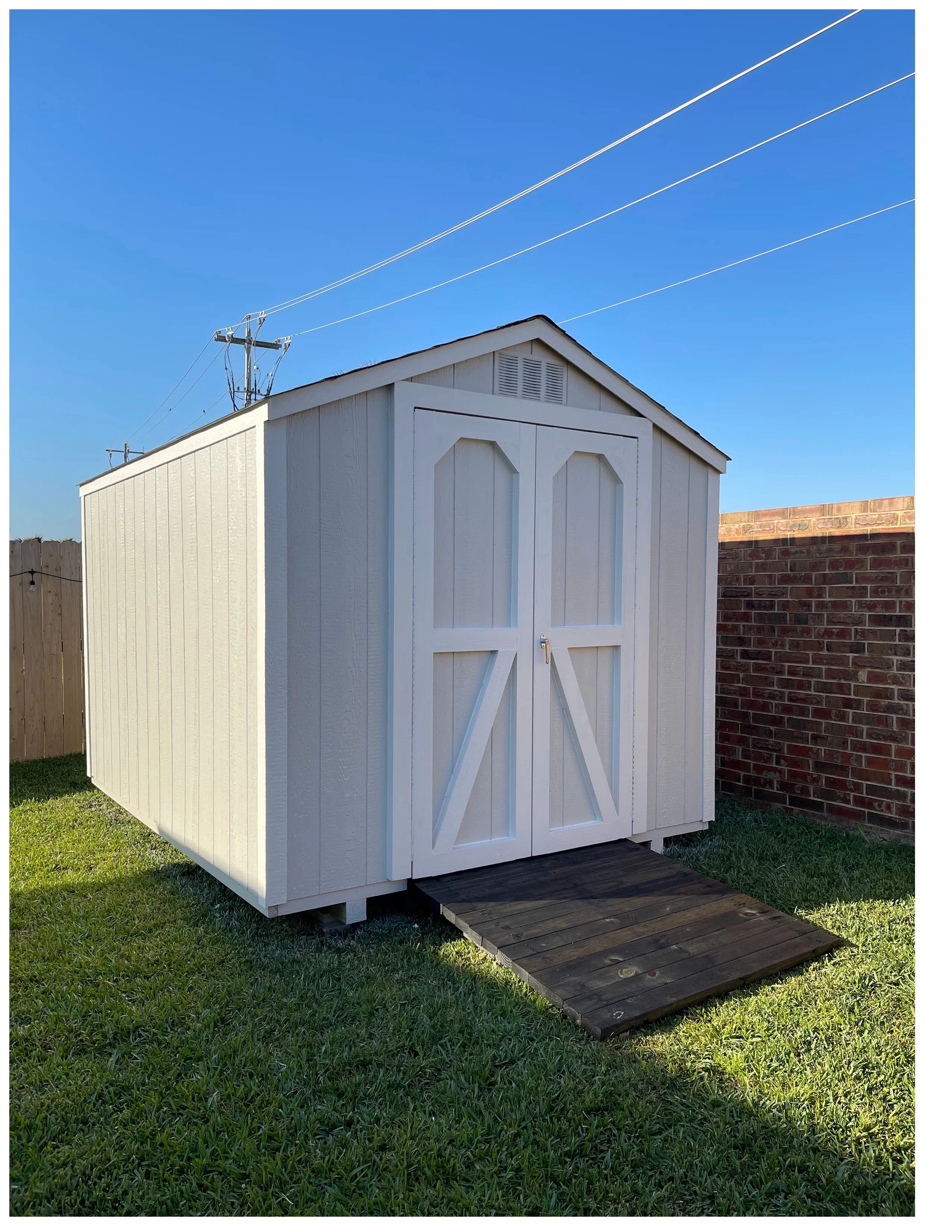 Customer Shed Build After Painted